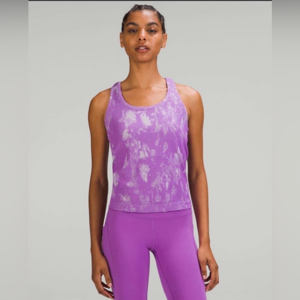 Lululemon Purple Swiftly Tech Racerback Tank 2.0 Race Length